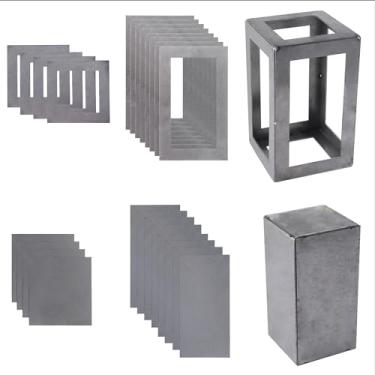 Imagem de Kit de prática de soldagem, cupons de soldagem de 24 peças de 7,6 x 12,7 cm com placas de aço de calibre 18 premium para MIG, adequado para prática de soldagem e melhoria das habilidades de soldagem