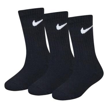 Imagem de Nike 3 pares de meias para crianças jovens atletas, 7C-10CY/4-5 (tamanho da meia)
