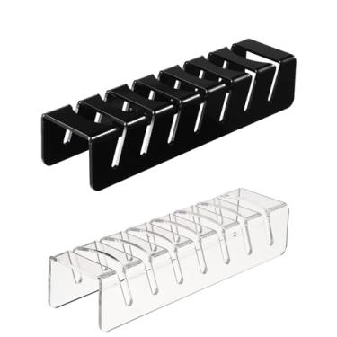 Imagem de 2 pçs bonés de beisebol organizador acrílico chapéu rack mesa bola boné expositor para o quarto armário casa