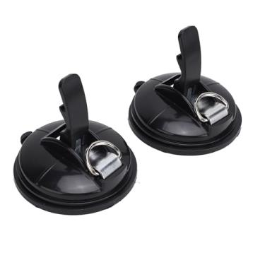 Imagem de Toldo Ventosa Redonda Rv Ventosa Ganchos Segurar Plástico Com Segurança Fácil de Usar para Caravana T6 T5 T4 T6.1s (Preto)