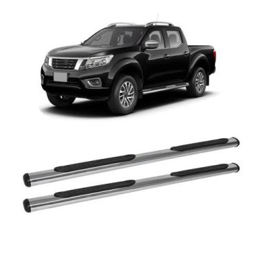 Imagem de Estribo NP300 2016 a 2020 Cabine Dupla Cromado Oblongo - CCF