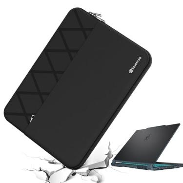 Imagem de Smatree Bolsa protetora antichoque de 14 polegadas sob medida para laptops de jogos MSI 14 Cyborg 14 A13V/A13U, Creator M14 A13V, Modern 14 C12M/B11MOU/B11MO/B11SB/B4MW/B10MW/A10RAS/A10M, preto