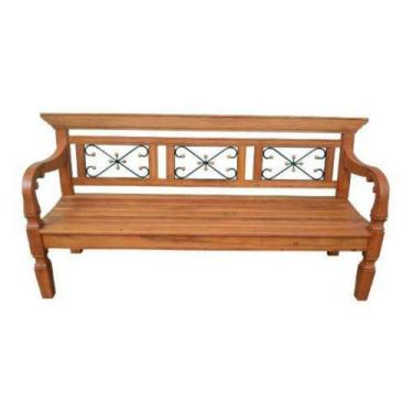 Imagem de Banco Rústico Emma Em Madeira De Demolição - Cód 997 - Barrocarte