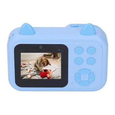Imagem de Câmera Infantil para Impressão Instantânea de Foto, Câmera para Impressão Infantil, Gravação de Vídeo 1080P de Foto HD de 24 MP, Câmera de Vídeo Fotográfica Com Função de (Azul)