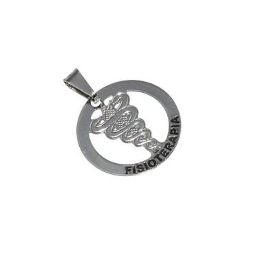 Imagem de Pingente Minha Profissão Fisioterapia Fisioterapeuta Níquel - Milena F