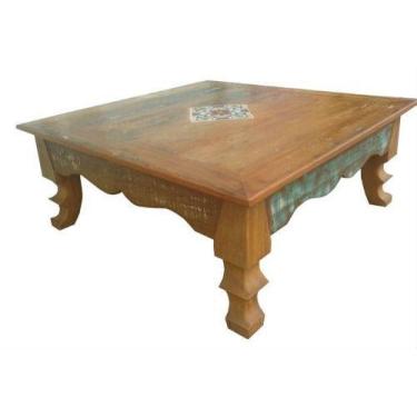 Imagem de Mesa De Centro Charm Em Madeira De Demolição - Cód 675 - Barrocarte
