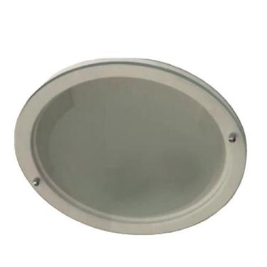 Imagem de Plafon Redondo de Embutir 23cm com Vidro Jateado no Centro para 02 Lâm