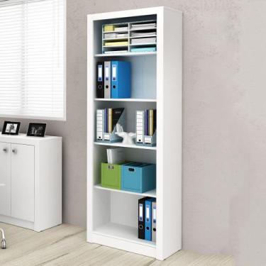 Imagem de Estante para Livros 4 Prateleiras Branco Me4104  - Tecno Mobili, Branc