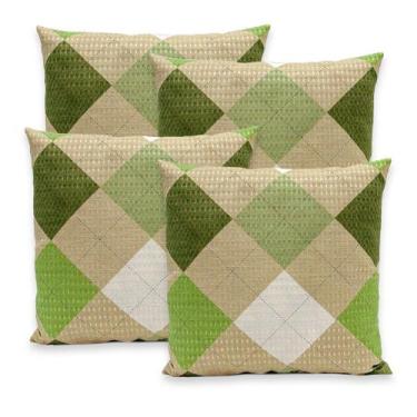 Imagem de Kit 4 Capas de Almofadas Favinho 40x40 C/ Zíper PIQUET Estampadas - Be