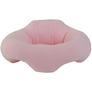 Imagem de Assento e Almofada de Apoio para Bebê Puff Rosa - Vitor Enxovais