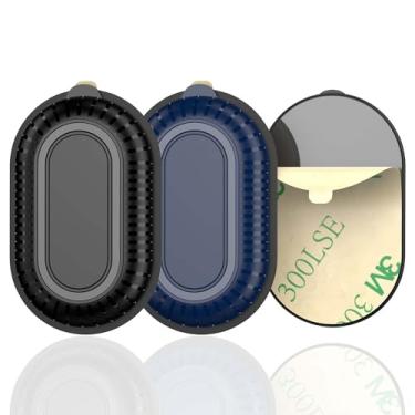 Imagem de Pacote com 2 capas adesivas para Galaxy SmartTag 2, capa adesiva de silicone antiperda oculta para Galaxy Smarttag2 Suporte de adesivos compatível com Samsung Smart Tag 2 para esquis de bicicleta de