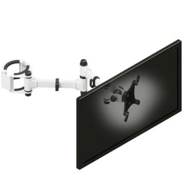 Imagem de Suporte Monitor Até 32 Triarticulado Branco Odontológica - Avatron Sup