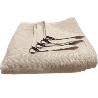 Imagem de Lona Tela Toldo Sombra Garagem Cobertura Pergolado Sombreamento Piscina Shade Jardim 90% Trama Sol Sombrite - Palha - Areia (3X2)