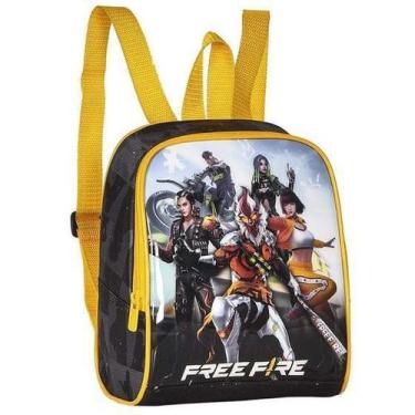 Imagem de Lancheira Térmica Infantil Clio Style FR2495L Free Fire, Preto