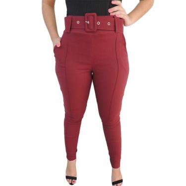 Imagem de Calça feminina bengaline skinny com elastano barata sku cf10 - R.S MOD