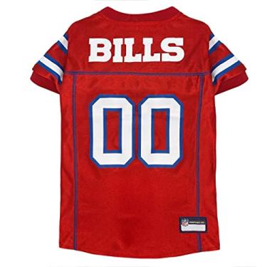 Imagem de Camiseta NFL Buffalo Bills Color Rush Dog, Tamanho: Médio - Camisa Legal e Esportiva, Melhor Fantasia de Futebol para Cães e Gatos - Licenciada
