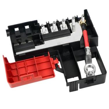 Imagem de BHB Caixa de fusíveis de distribuição de bateria compatível com Chevy Chevrolet Suburban Silverado Tahoe Silverado GMC Yukon Sierra 1500 2500HD 3500HD 2014-2020 substitui 84354716 22985570