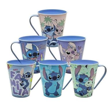 Imagem de Caneca Infantil Disney Stitch 360ml Sortido 1 pç 15830 - Plasútil - PL