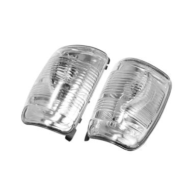 Imagem de REPAIROCK Par de capa de lente de luz indicadora de seta espelho de asa para Ford Transit T150 T250 T350 2015 2016 2017 2018 2019 2020 esquerda direita lado do motorista peças de reposição automotiva