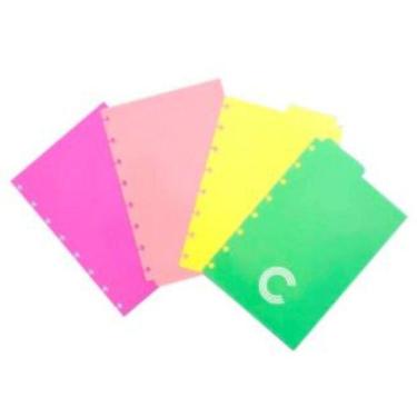 Imagem de Divisória Pastel A5 Para Caderno Inteligente