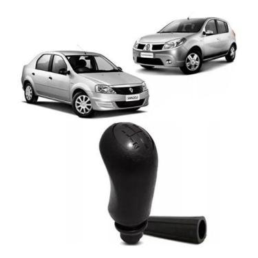 Imagem de Manopla Bola Câmbio Sandero Logan 2008 09 10 11 A - TOP - MPS409