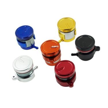 Imagem de Cilindro mestre de embreagem de freio de motocicleta reservatório de fluido copo de óleo universal para motocicleta motocicleta scooter (vermelho)