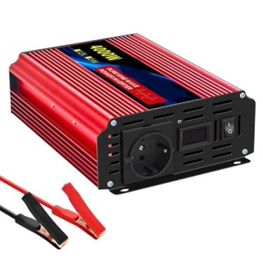 Imagem de 24v to 220v,4000W Inversor de onda senoidal pura DC 12V24V a 110V220V AC Car Power Inverter com display LCD, tomadas AC para veículos RV Camping Truck