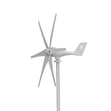 Imagem de HYZHANHONG Gerador de turbina eólica horizontal 10000W, uso doméstico de baixo ruído12v 24V 48V com controlador Mpptcharge Moinho de vento RV Yacht Farm Gerador eólico pequeno uso doméstico,220v