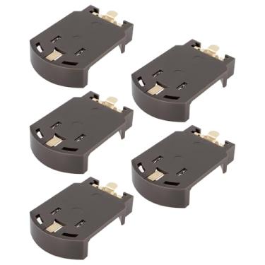 Imagem de The Lord of the Tools 5 peças de suporte de célula de botão, suporte de bateria de botão para CR2032 CR2025 3V Coin Cell Battery Socket Holder Case Box