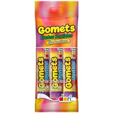 Imagem de Kit c/ 3 Goma de Mascar Tubo Dori 96g