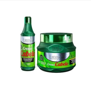 Imagem de Kit Cresce Cabelo Forever Liss - Crescimento Acelerado Shampoo 500ml Máscara 250g Forever Liss