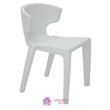 Imagem de Cadeira Tramontina Marilyn Branca em Polietileno sem Braços Tramontina