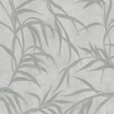 Imagem de Papel De Parede Jackie Folhagem Cinza 34286