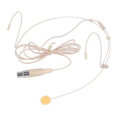 Imagem de WALFRONT Microfone de Fone de Ouvido único Com Microfone de Gancho de Ouvido Fino para Palco, Apresentadores de TV, Microfone Sem Fio do Segmento U e Palestrantes