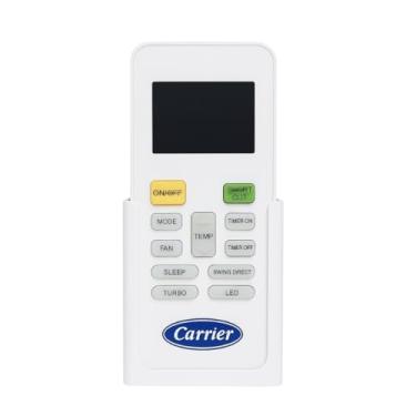 Imagem de Suporte Parede Porta Controle Springer Carrier Branco Base Fixação