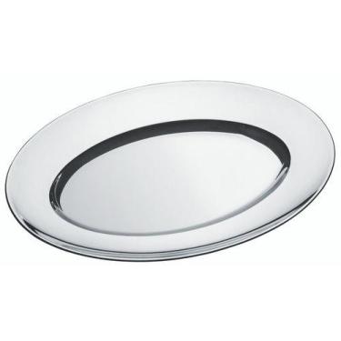 Imagem de Travessa Rasa Servir Aco Inox Buena Lar Tramontina 61700200, Inox, Ova