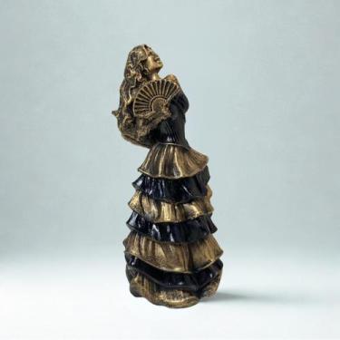 Imagem de Escultura Dama Da Noite Sedução Vintage Resina 10 cm - Lua Mística Ori