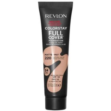 Imagem de Base Líquida Colorstay Full Cover Matte Natural Beige 220 30ml - Revlo