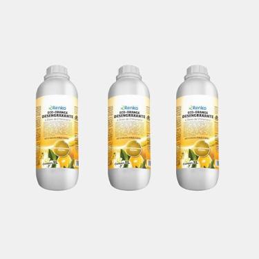 Imagem de Kit 3 Detergente Desengraxante Eco Orange 1l