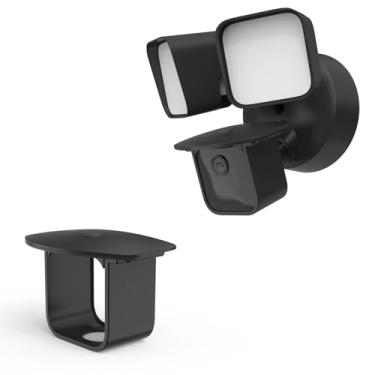 Imagem de TIUIHU Capa para câmera Sun Rain Shade compatível com a câmera Blink Wired Floodlight (preto)