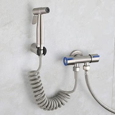 Imagem de Ducha higiênica Pulverizador Torneira Sanitária de Aço Inoxidável Conj