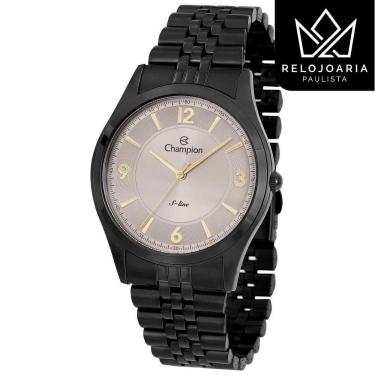 Imagem de Relógio Champion Masculino Preto Slim Cn21121C