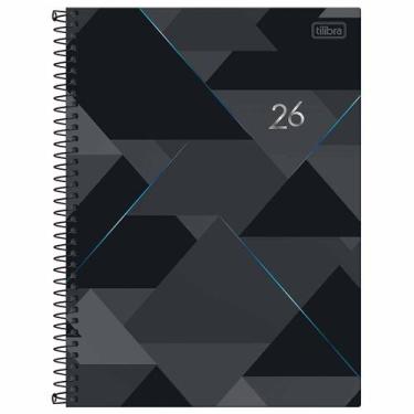 Imagem de Agenda 2026 Spot espiral M9 grande capa dura Tilibra, Preto
