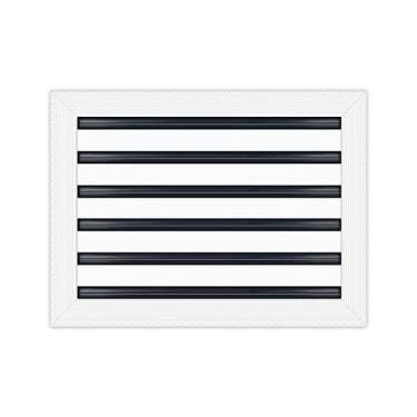 Imagem de BUILDMART - Tampa de ventilação de ar 16x12 MUD-in - Lama de drywall em saída de ar branca - Difusor de slot linear MUD - Grade de registro para teto e paredes - Texas Buildmart