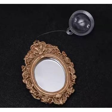 Imagem de MWYZGmold Decoração de aquário flutuante Betta espelho de treinamento acessórios para aquário brinquedos de aquário para peixes Betta, Guppies, peixes dourados (marrom)