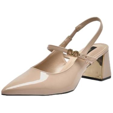 Imagem de Sapato Feminino Scarpin Slingback Chic Conforto Via Marte