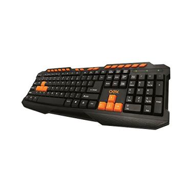 Imagem de Teclado Gamer Action Oex Tc200 Abnt2 Usb Preto E Laranja