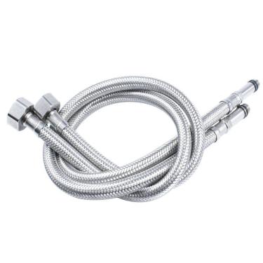 Imagem de Mangueira Flexível 60cm - Aço Trançado - Água Fria/Quente