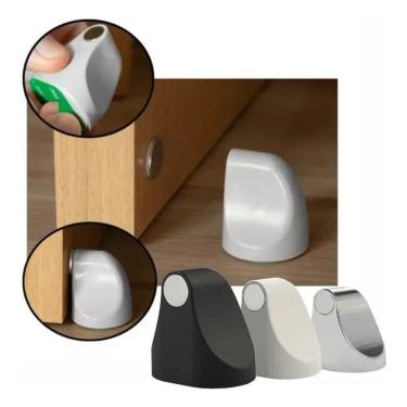 Imagem de 2X Prendedor Porta Magnético Imã Fixador Adesivo Prático Cor