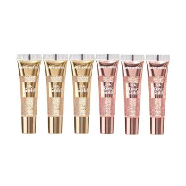 Imagem de Brilho labial a óleo Ruby Kisses 24K Gold (6 unidades, dourado e ouro 